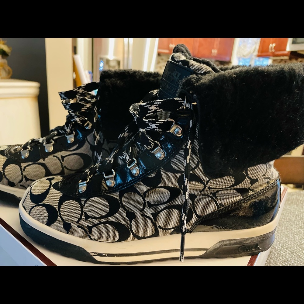 Authentic COACH Signature Boots